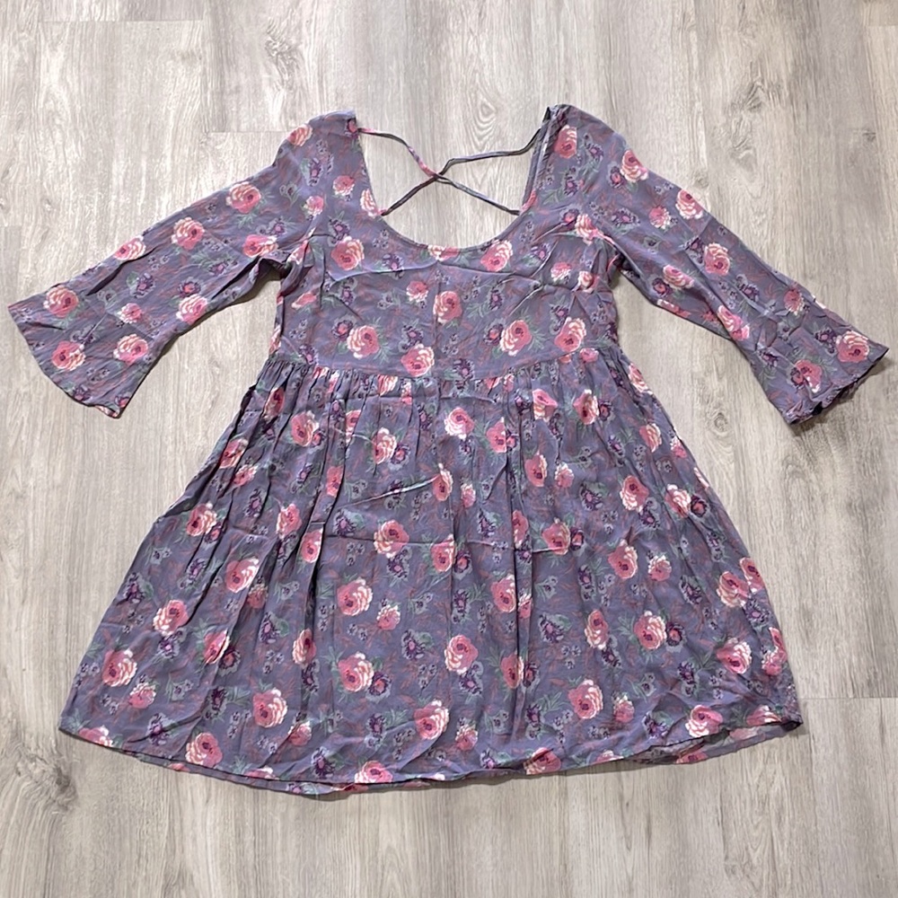 American eagle floral shift dress